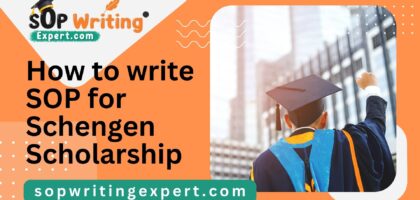 how to write SOP for schengen scholarship