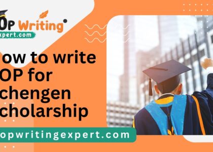 how to write SOP for schengen scholarship