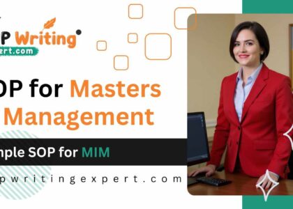 SOP for Masters in Management