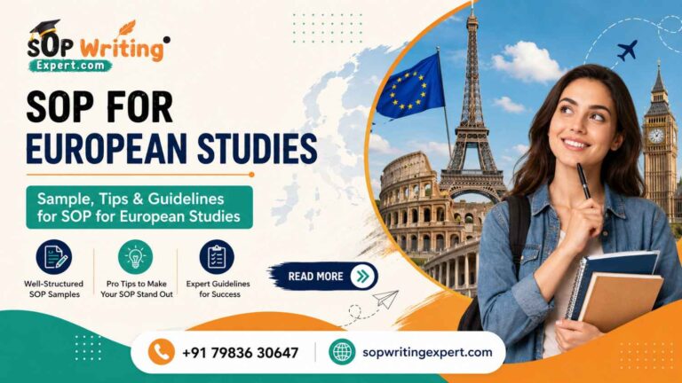 Mastering Your SOP for European Studies: A Complete Guide to Success