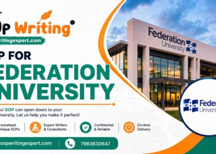 SOP for Federation University Australia