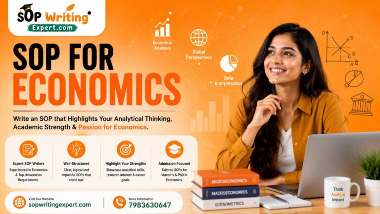 SOP for Economics – Complete Writing Guide with Format, Sample and Tips for Bachelor’s, Master’s & PhD Applicants