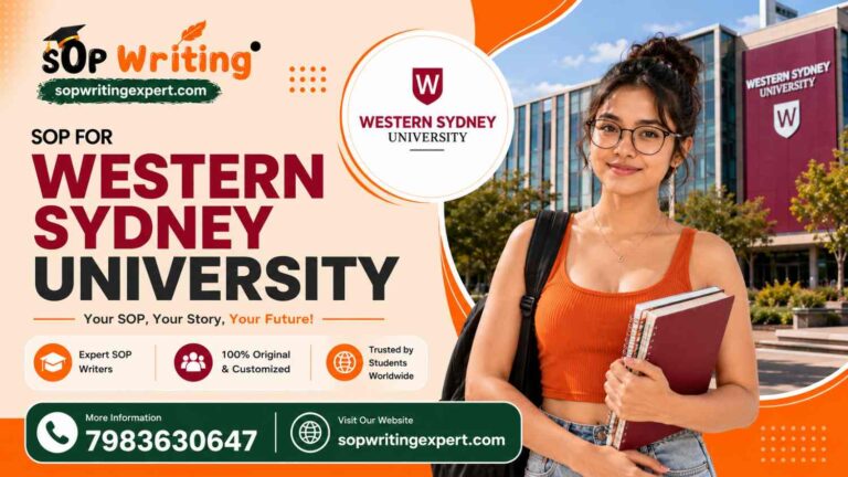 SOP for Western Sydney University | SOP for Australia