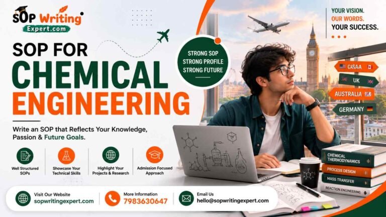 SOP for Chemical Engineering | Best SOP Writing