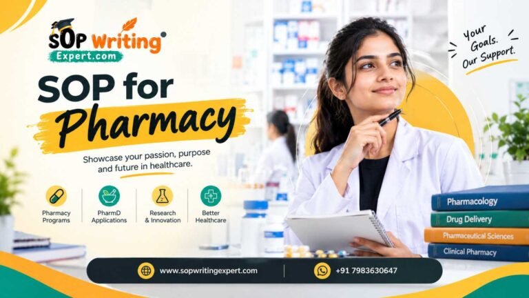 SOP for Pharmacy: Complete SOP & Personal Statement Writing Guide
